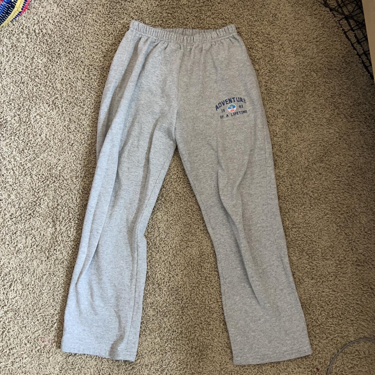 Gildan Women's Grey Joggers-tracksuits | Depop