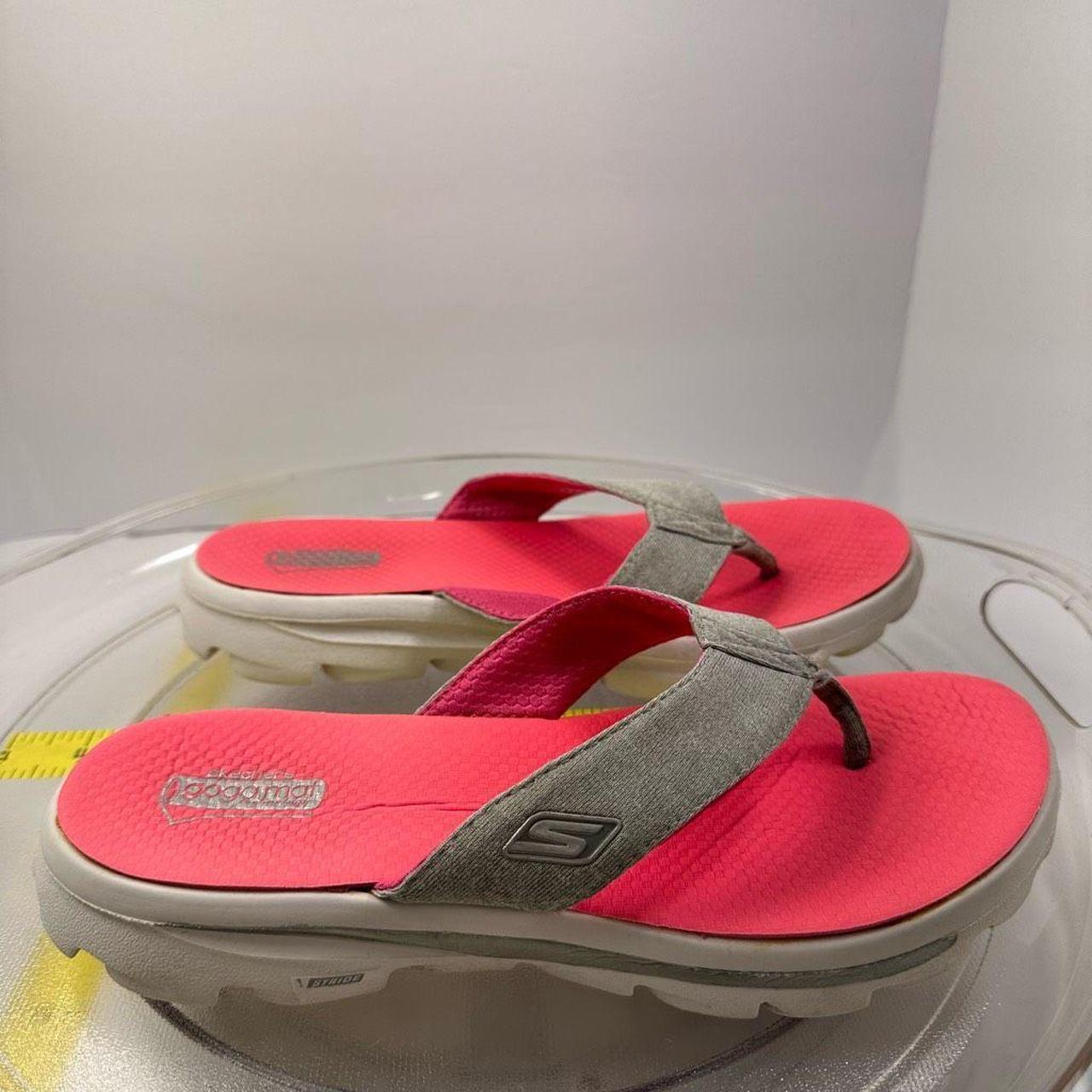 Skechers flip flops outlet pink