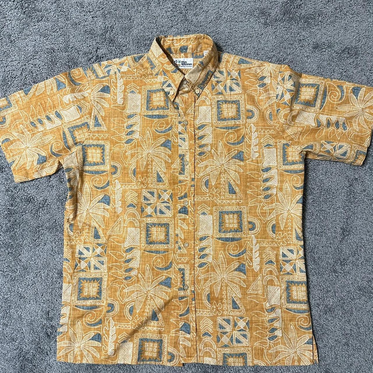 Vintage Reyn Spooner Hawaiian Aloha Shirt - Tribal...