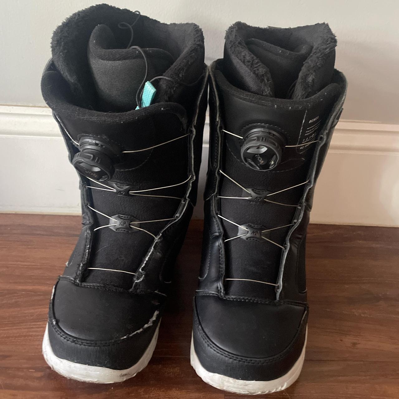 k2 snowboard boots size womens 9 4/10 stiffness good... Depop
