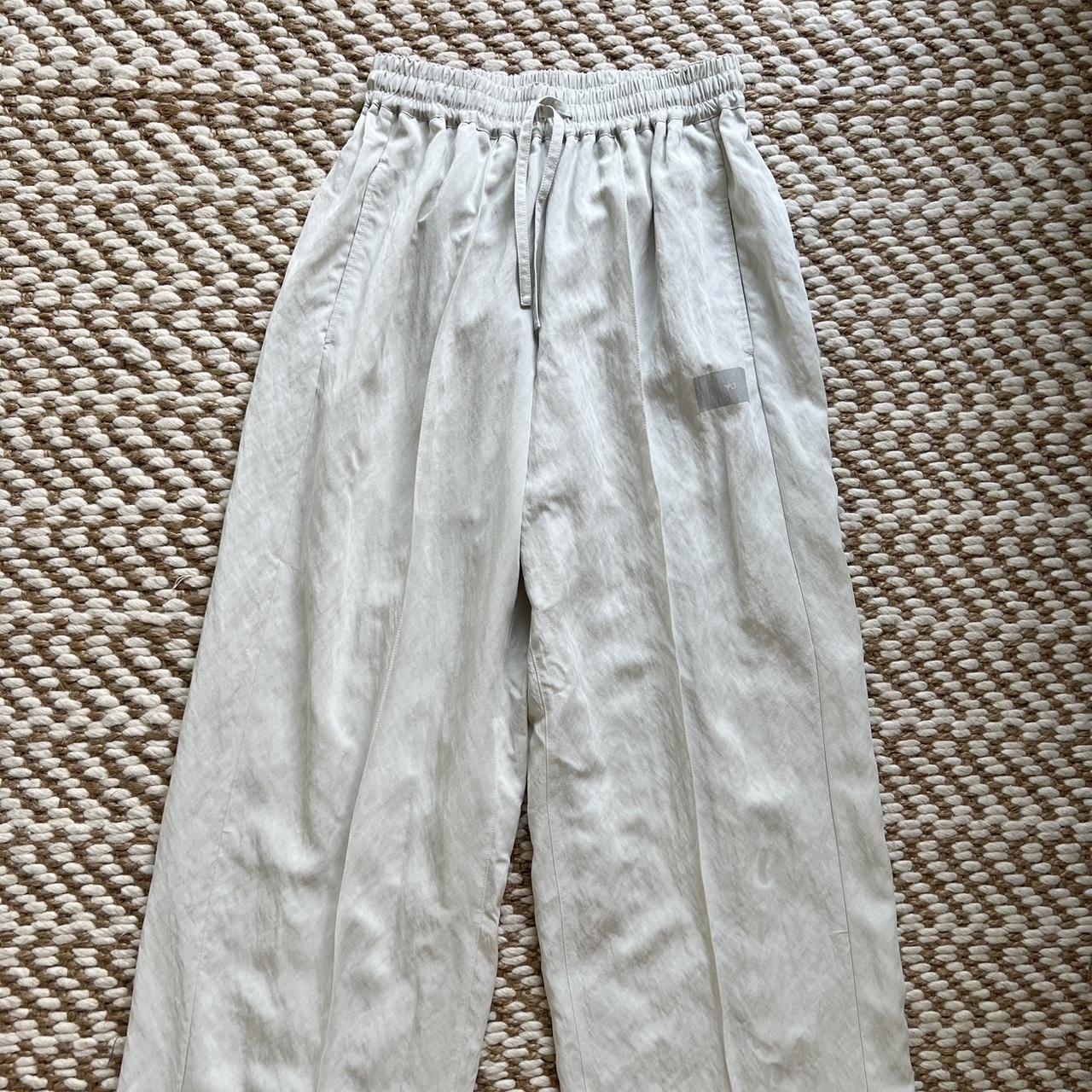 Y-3 Adidas Cream Nylon Pants Original price $380... - Depop