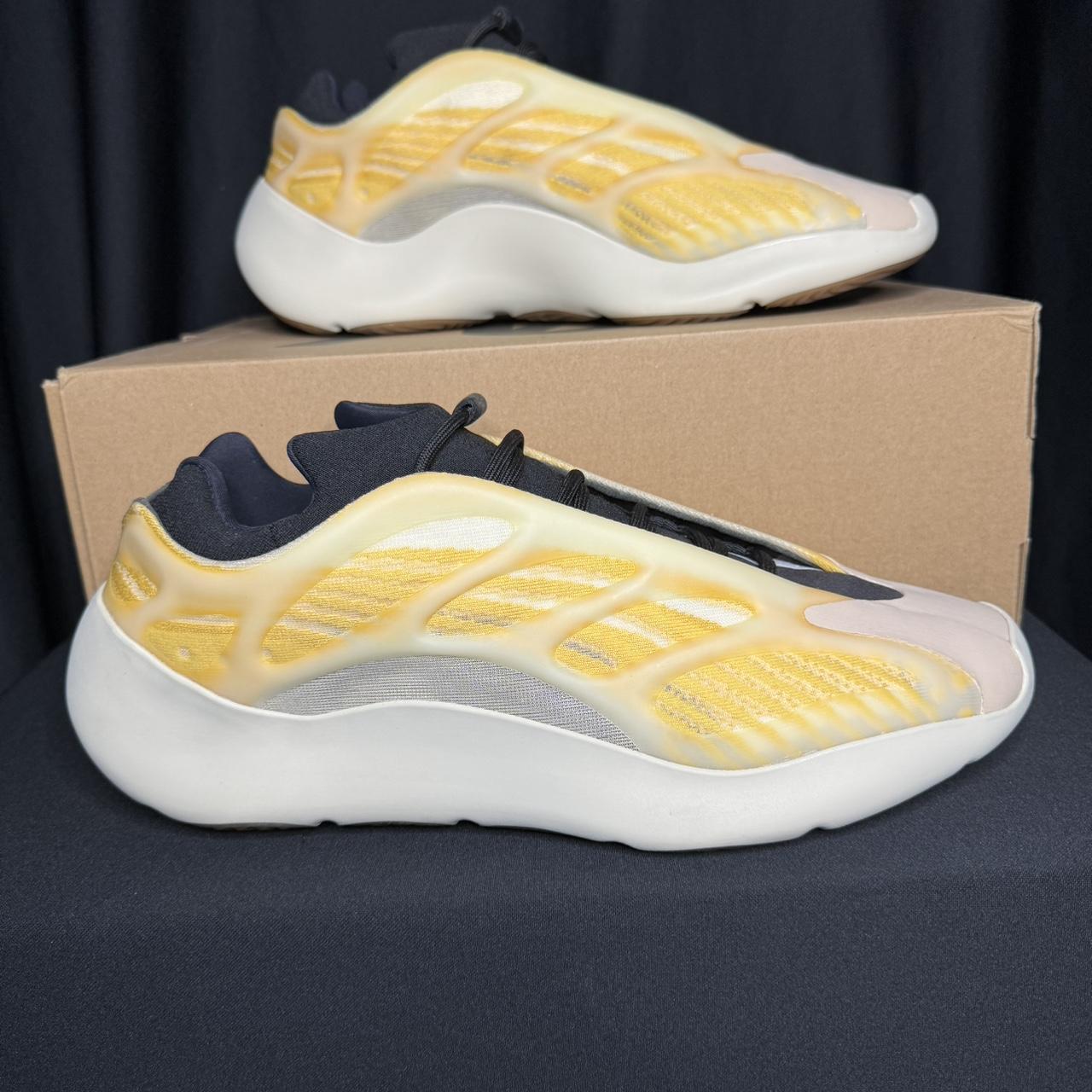 Yeezy 700 v3 mono sunflower Worn once, can use the... - Depop