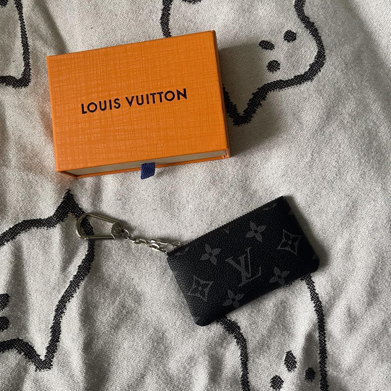 Louis Vuitton Empreinte Key Pouch Black Gently - Depop