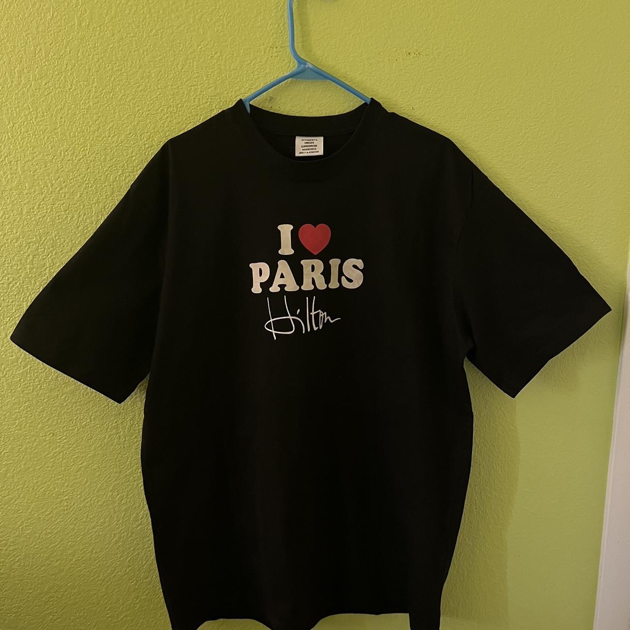 Vetements ヴェトモン i love paris 人気 Hilton