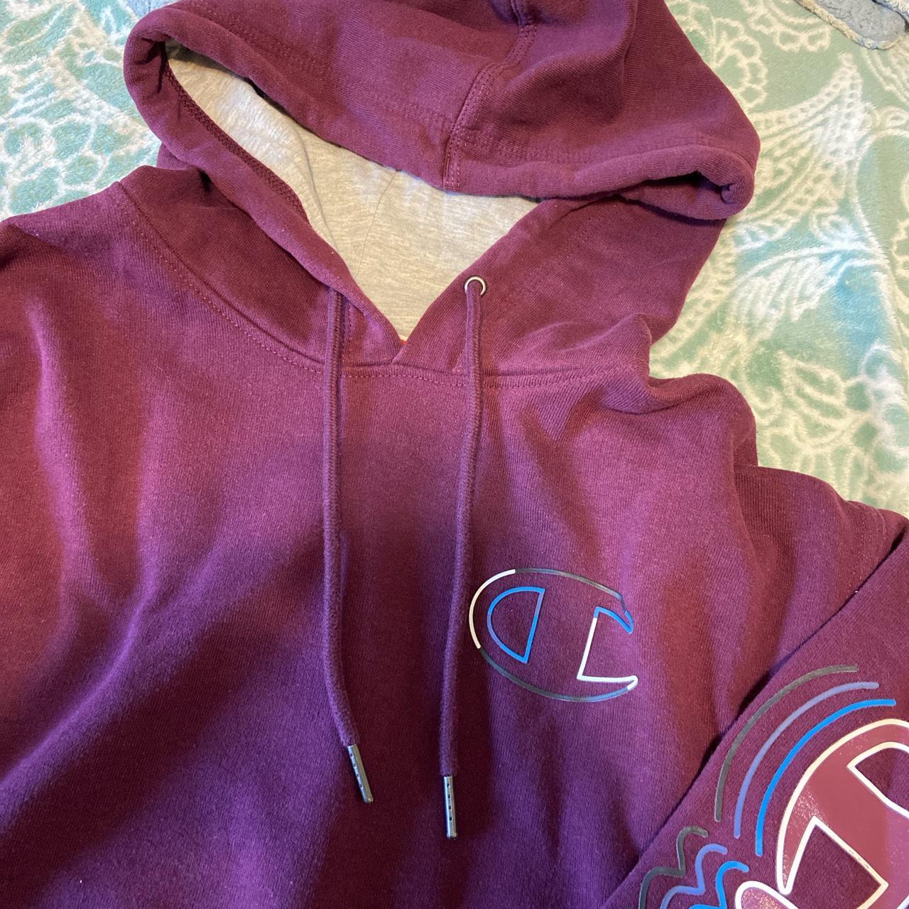 Champion hoodie best sale dark purple