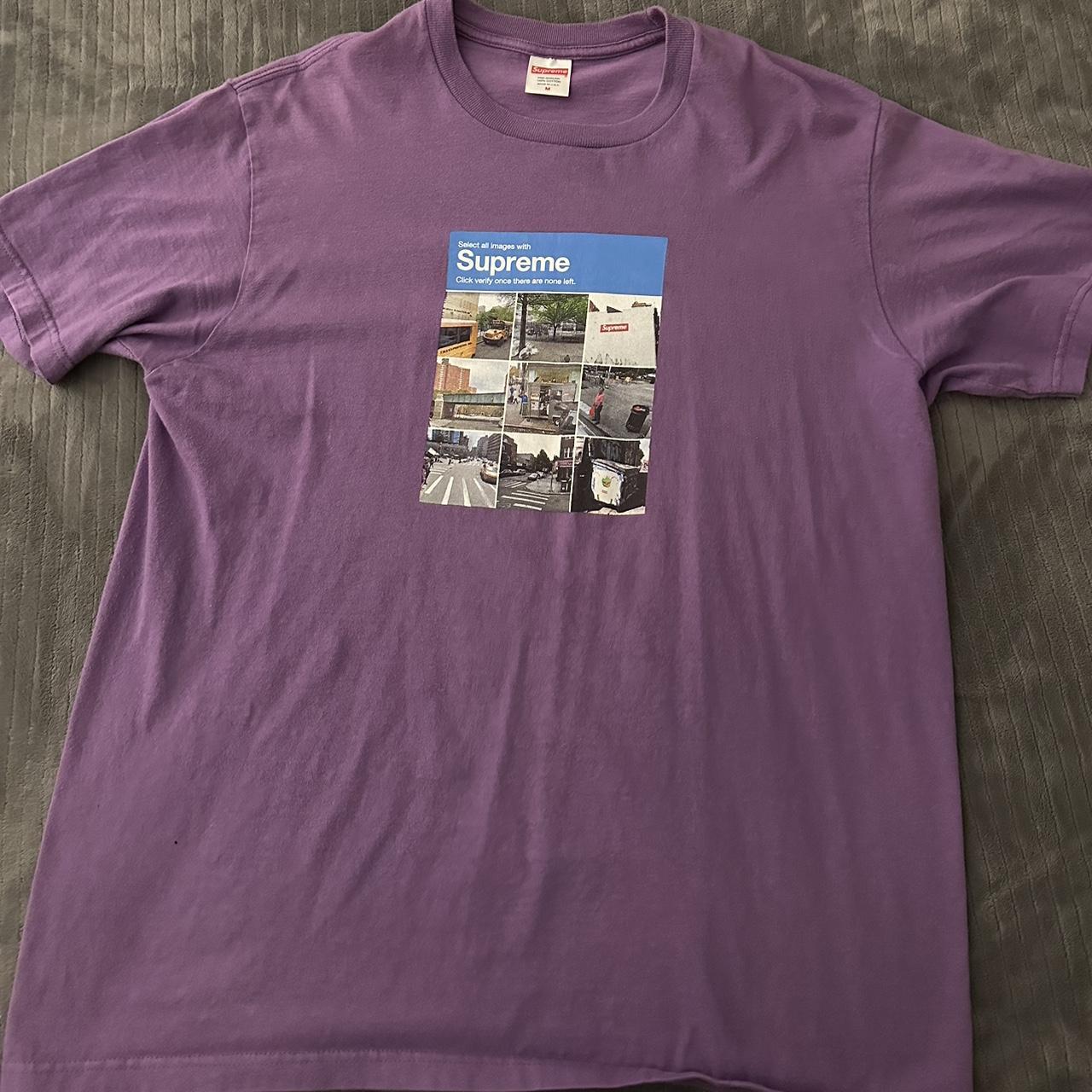 Purple Supreme Verify Tee - This is the definition... - Depop