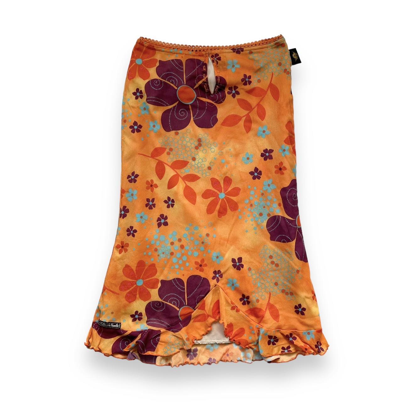 00s mesh skirt made in France by des Filles a la... - Depop