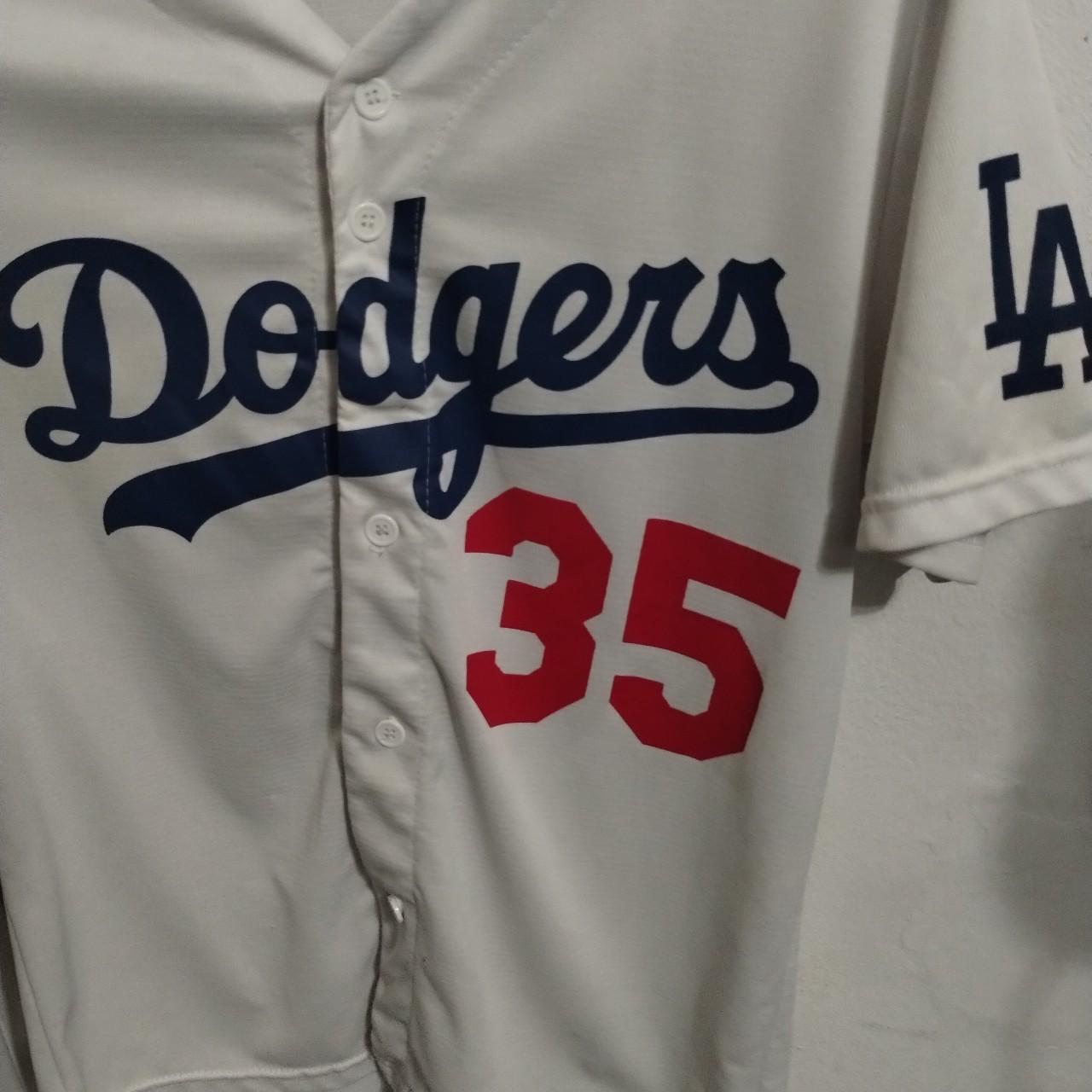 Women's Los Angeles Dodgers Majestic Vneck Jersey - Depop