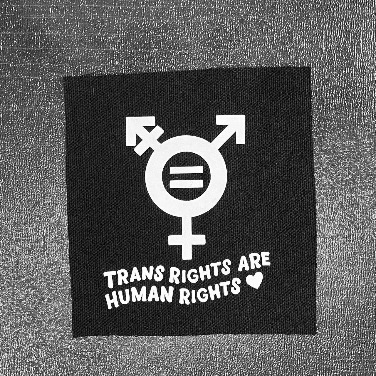 * Trans Rights Patch - Punk Patches - Crust Punk Sew... - Depop