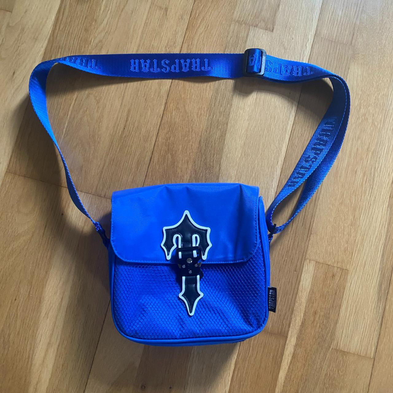 Trapstar Messenger Bag Blue Unisex messenger bag... Depop