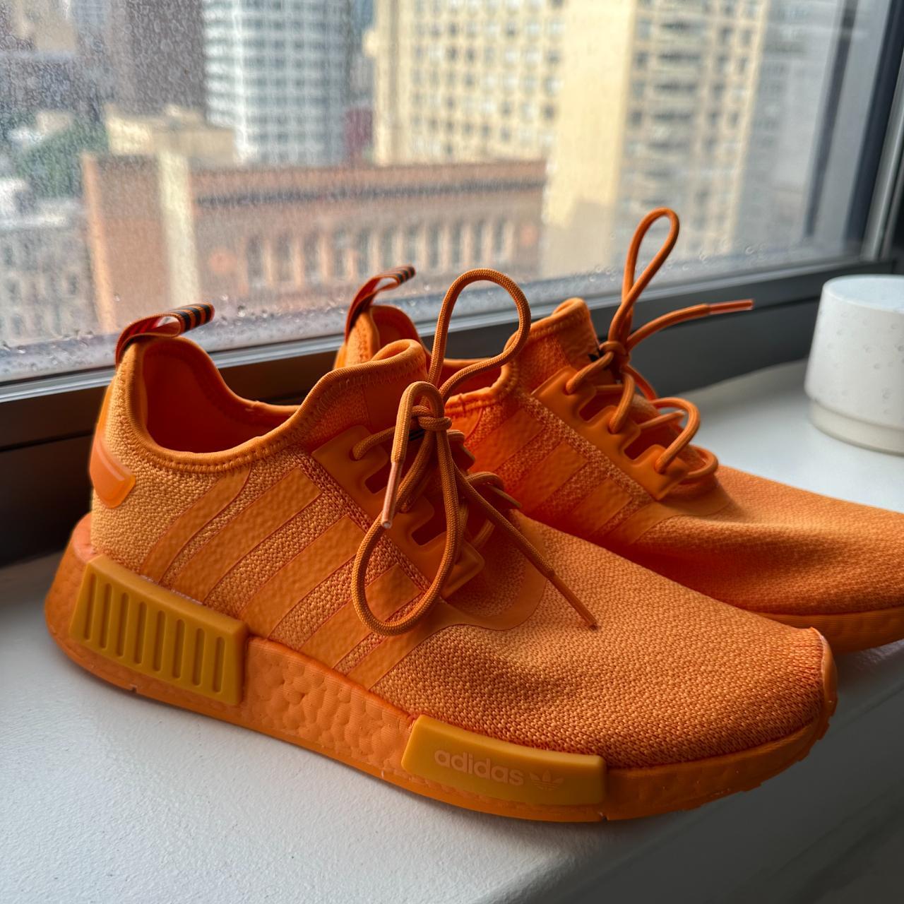 Adidas Originals Women s NMD R1 Bright Orange. Depop