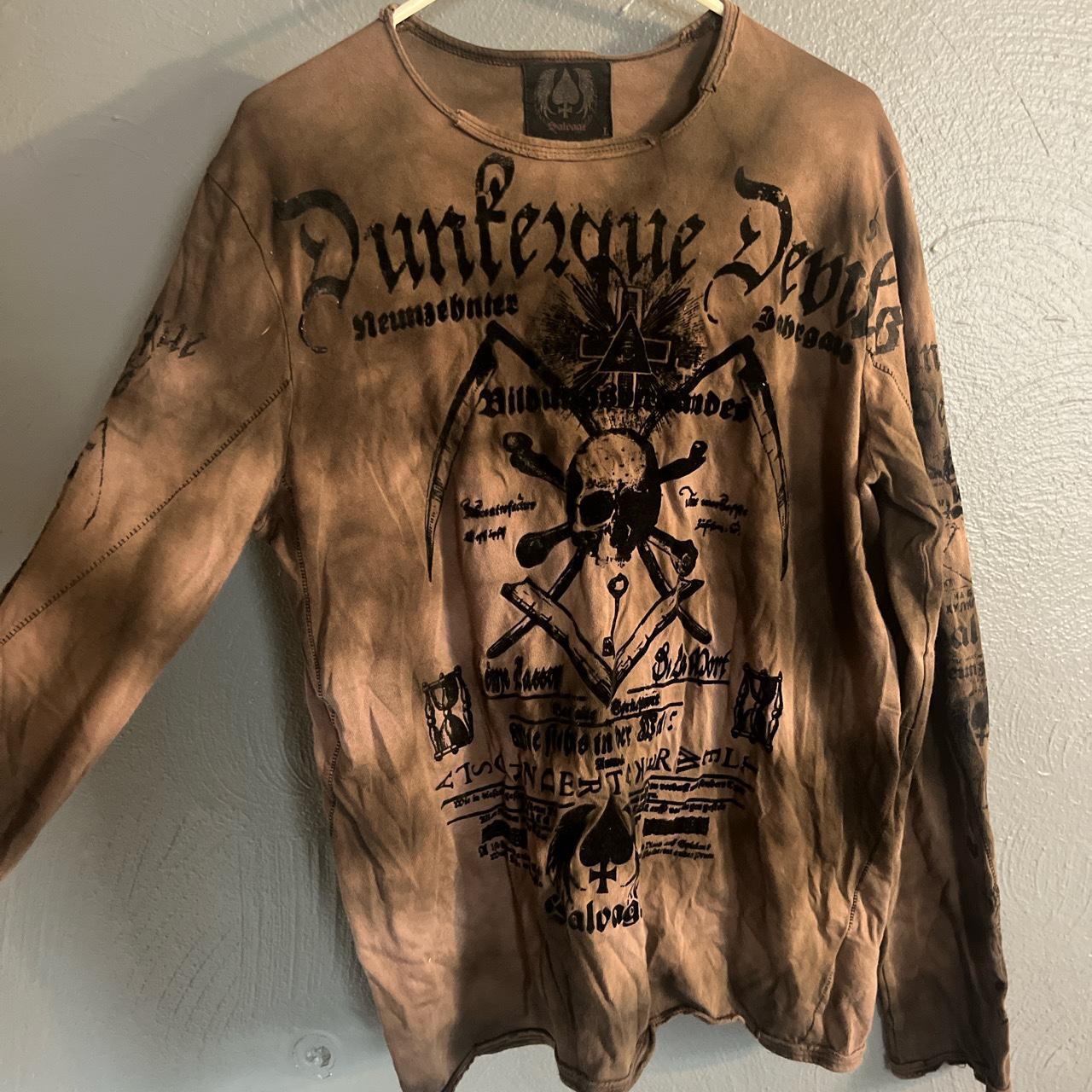 Y2k salvage long sleeve Large - Depop