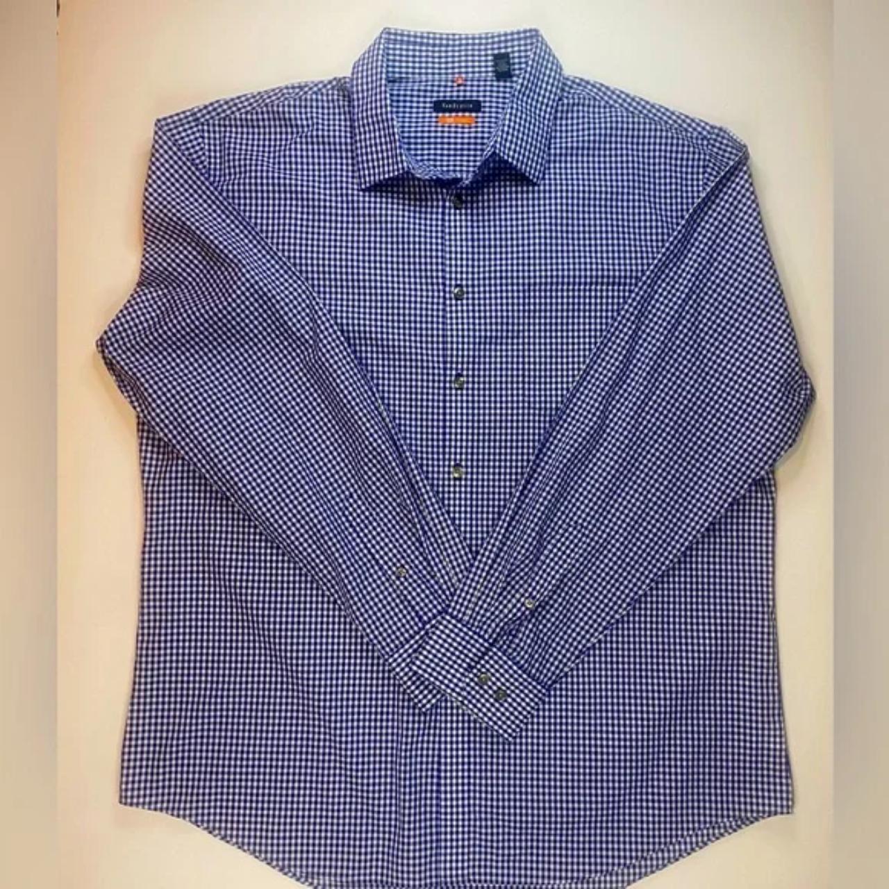 Van Heusen Casual Men Button Up Shirt Long Sleeve... - Depop