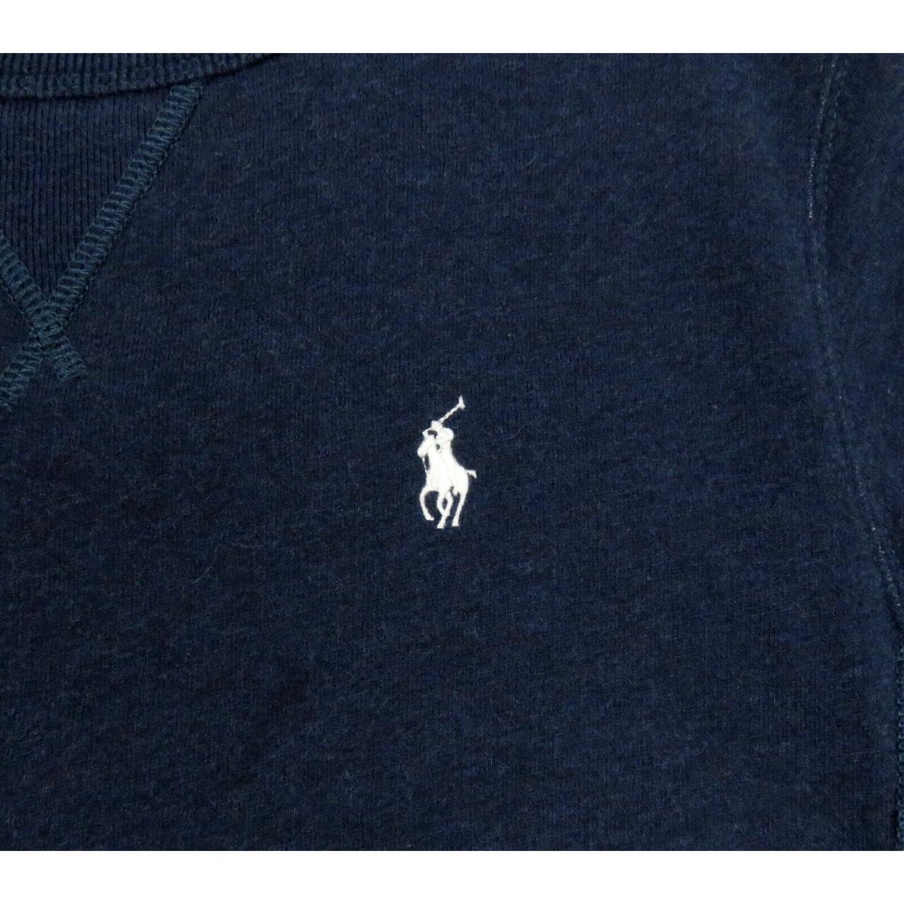 Ralph Lauren Polo Women's Blue White Polo Pony... - Depop