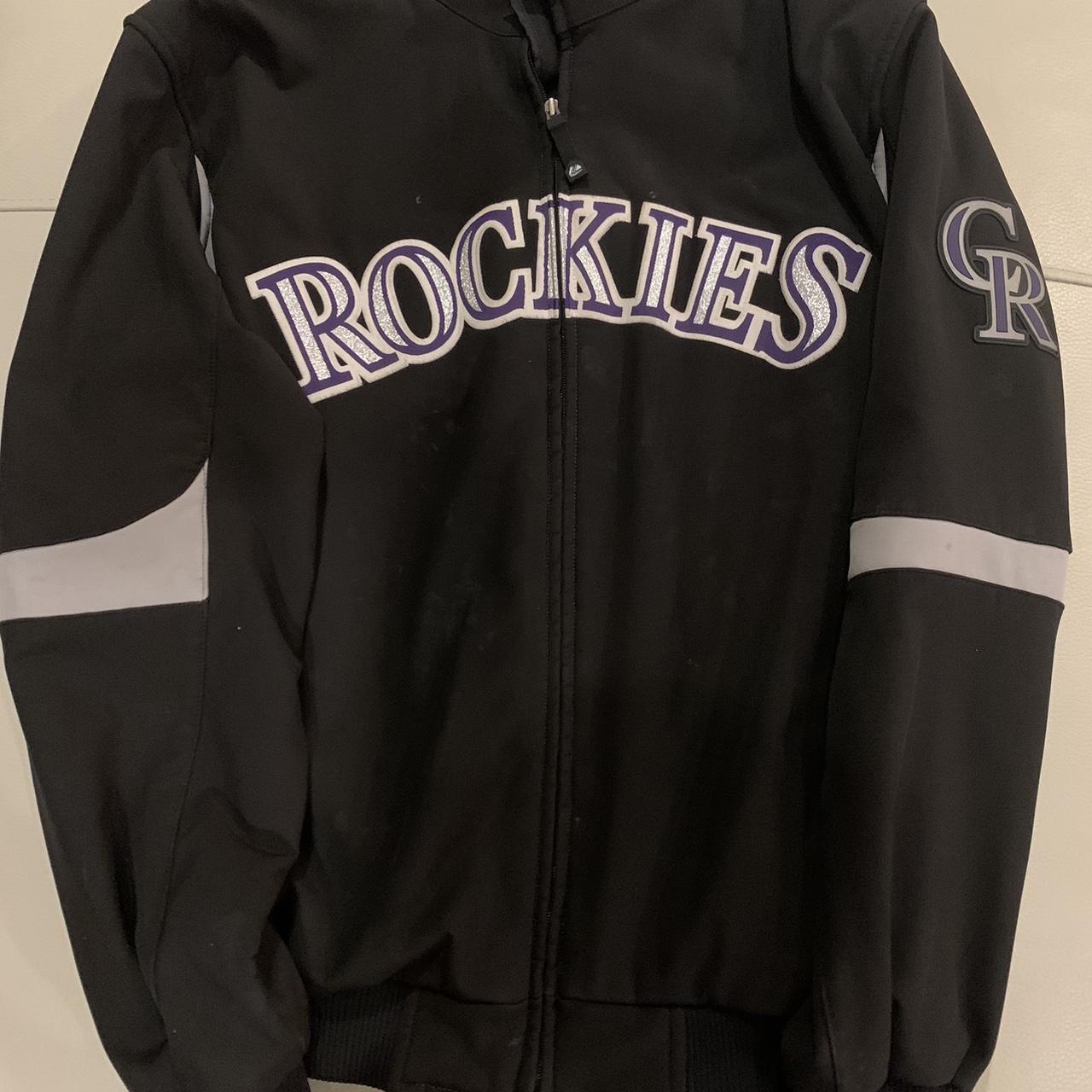 Colorado Rockies Majestic cool base windbreaker - Depop