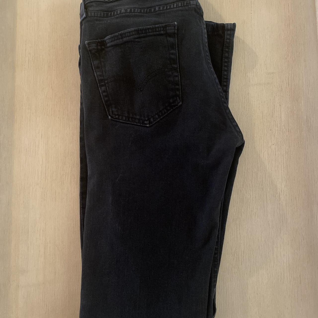 32x34 Levi’s Waterless Demin 511 Black Jeans. 99%... - Depop