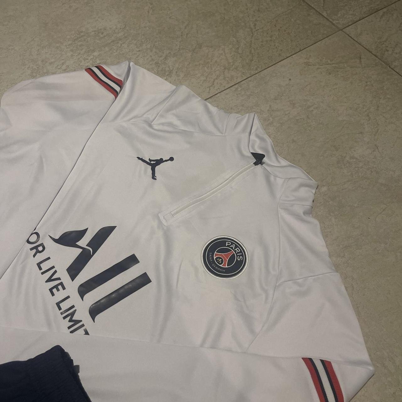 psg jordan shirt white