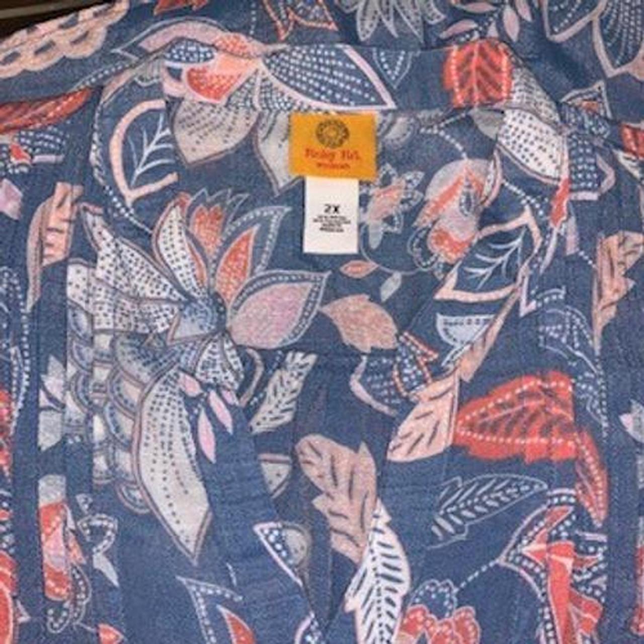 Ruby Rd. Women's Blouse - Blue/Multi - XXL – Ruby… - image 5