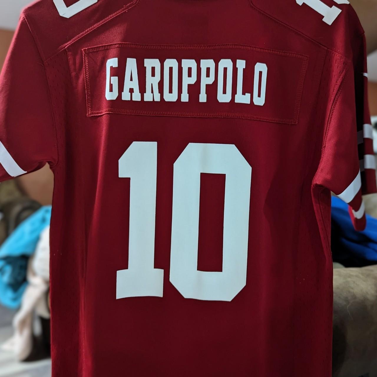 Jimmy Garoppolo Red 49ers Jersey Youth XL (fits - Depop