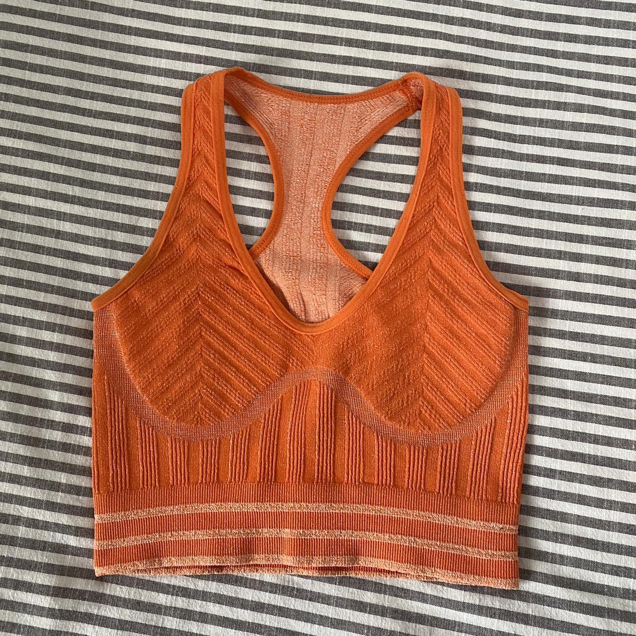 Anthro bra top! Such nice material, thick ribbing! - Depop