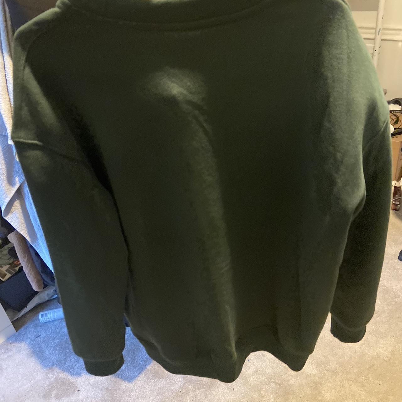 vintage nike green jumper large - Depop