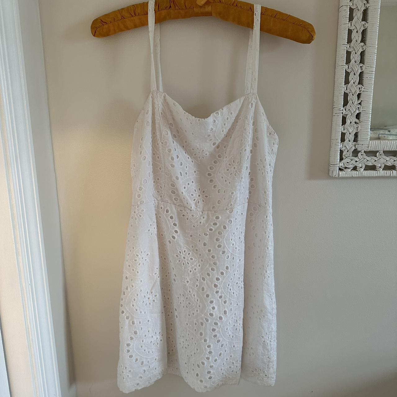 Urban outfitters outlet white eyelet dress