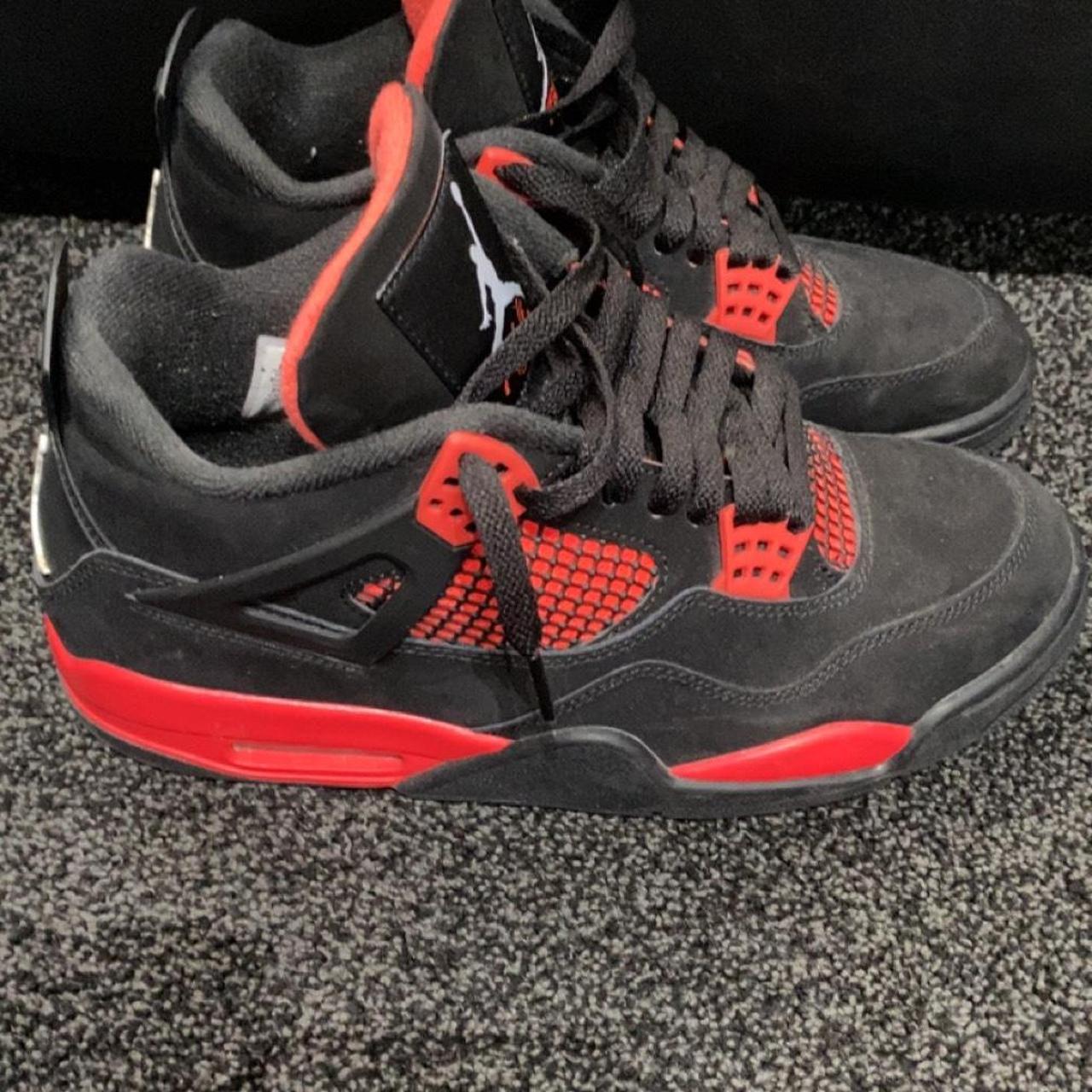 Jordan 4 red thunder No box included Prices can be | Depop