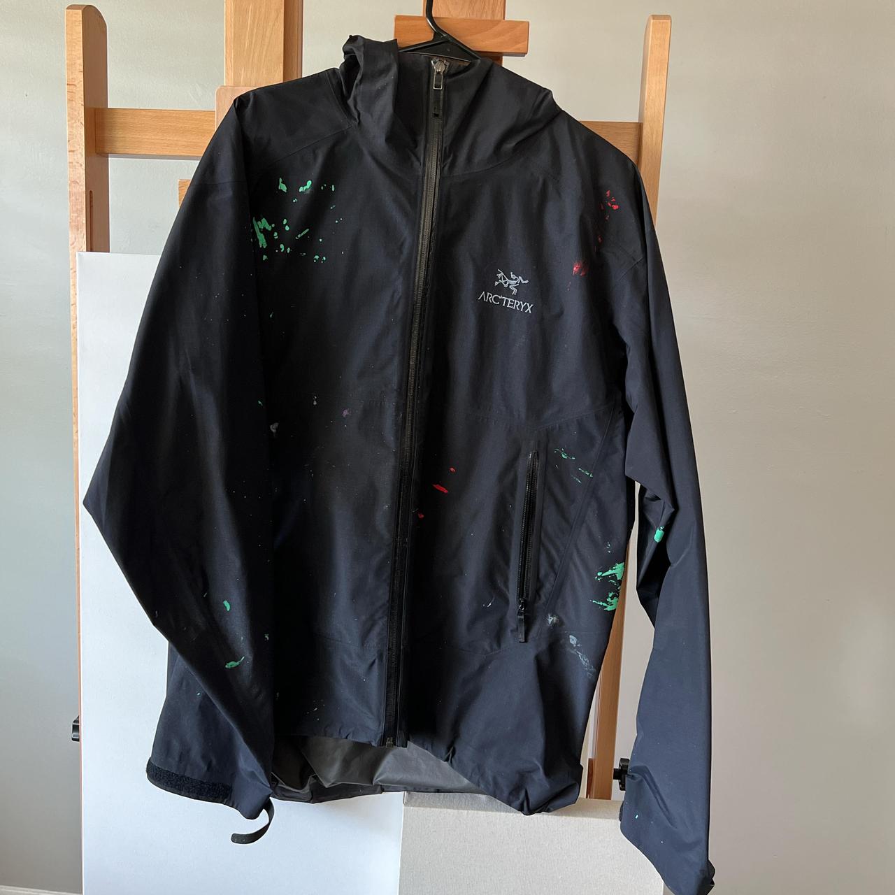 Custom arcteryx with painted back. Beta shell