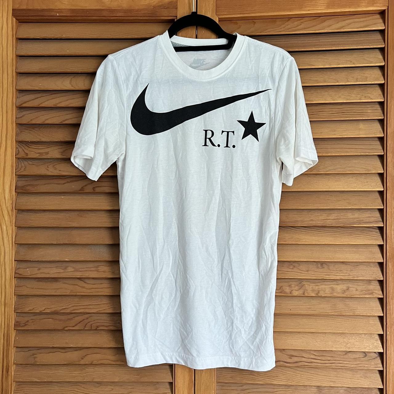 Rare Riccardo Tisci RT x Nike tshirt. White with. Depop