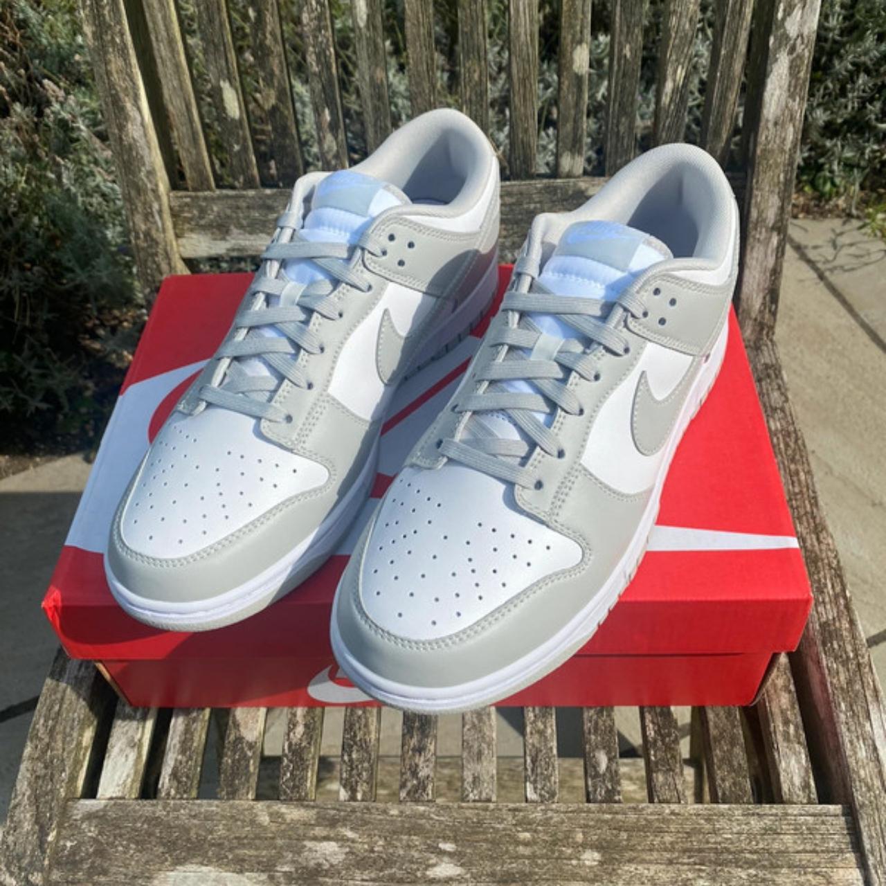 nike dunk low grey mens