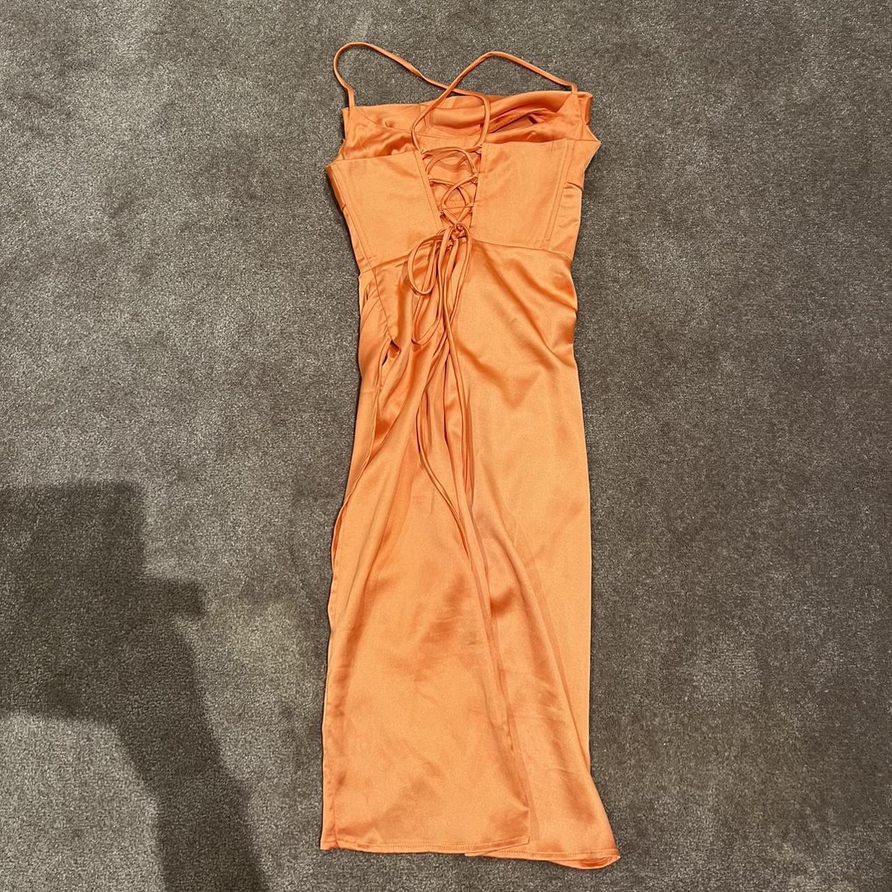 Hello molly orange dress worn once Depop