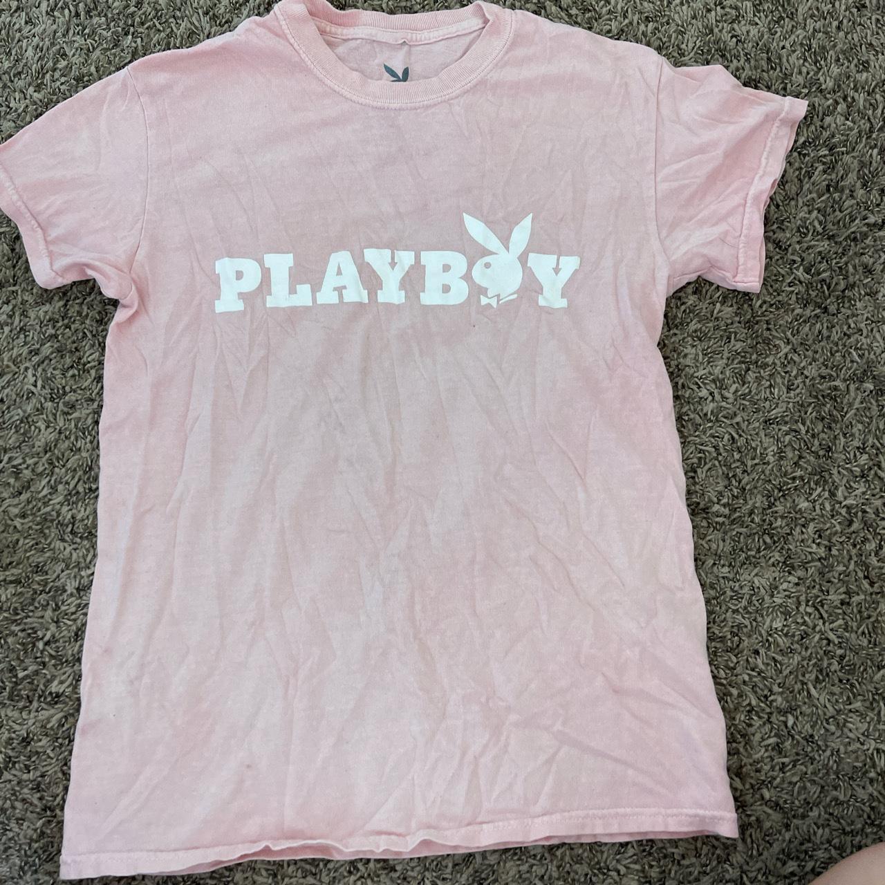 Pink on sale playboy shirt