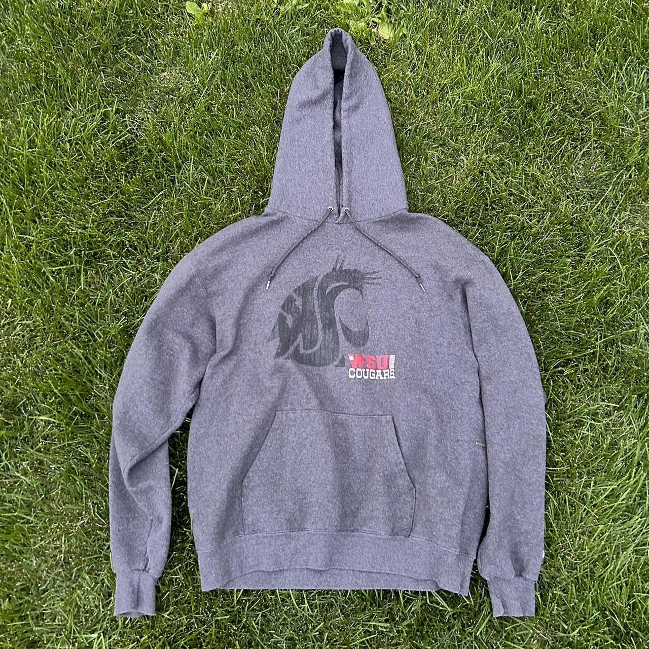 WSU Champion Hoodie Good Quality Perfect for fall... Depop