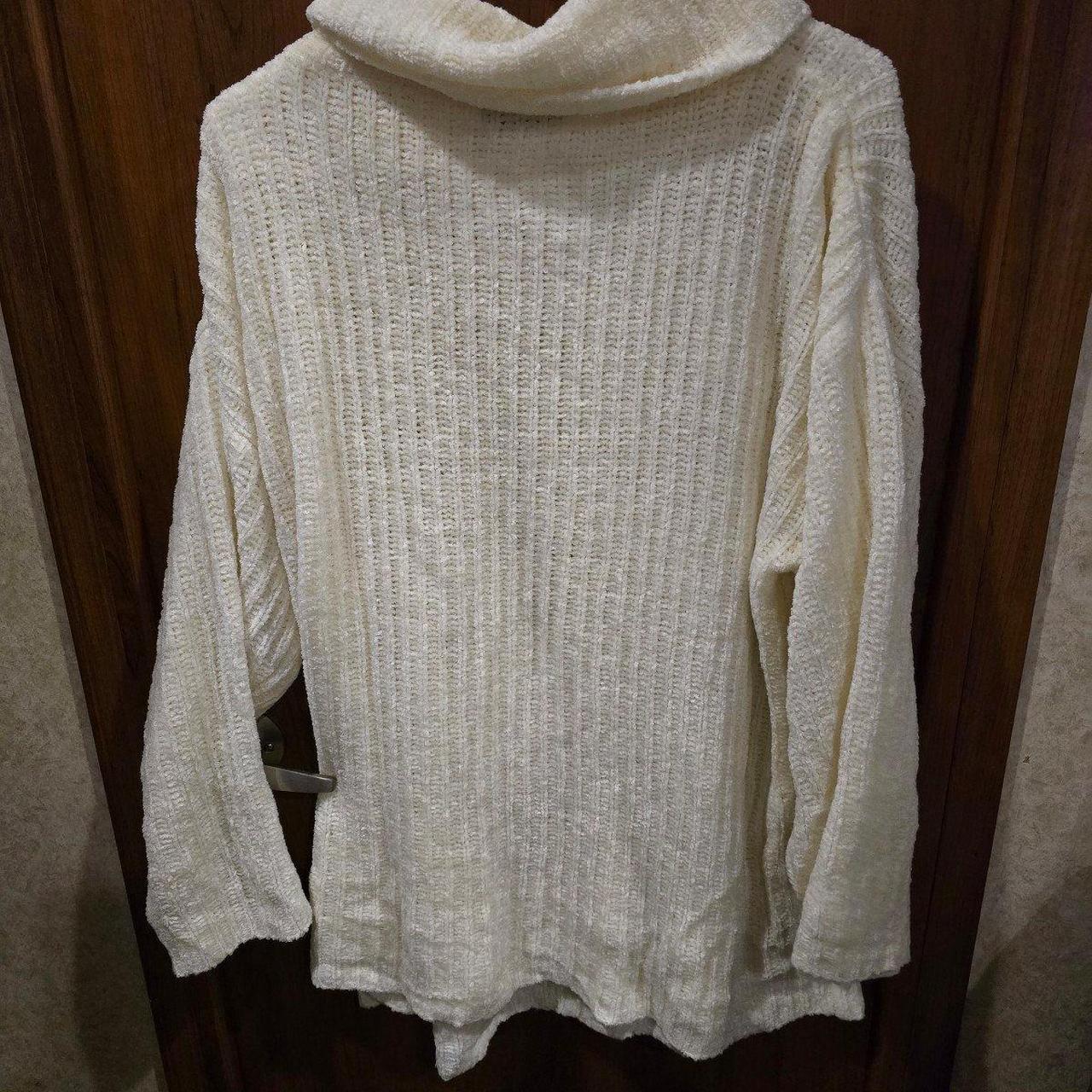 Source Unknown Women's Sweater - White - M – Vint… - image 3