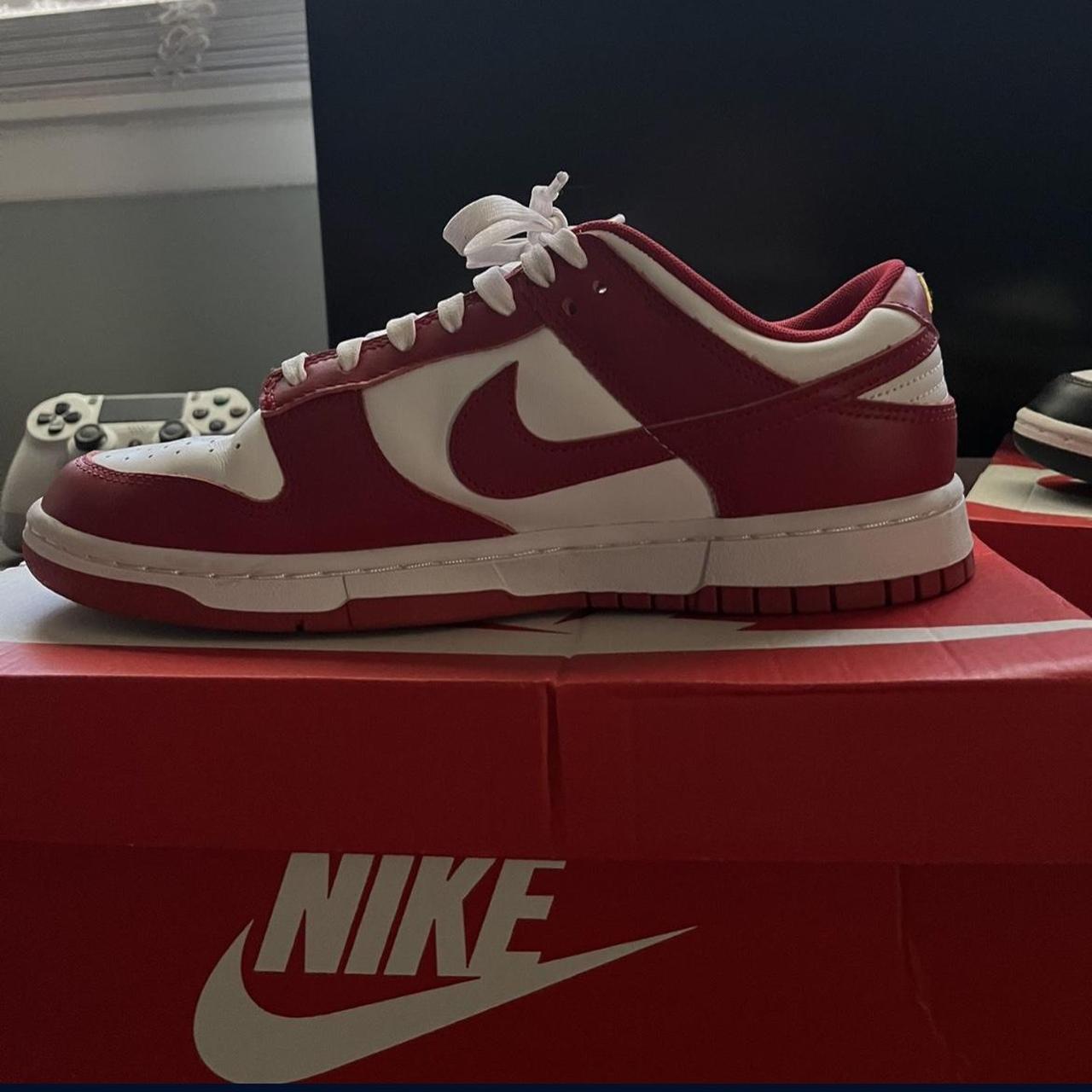 gym red panda dunk Toe is creased a little but can... Depop