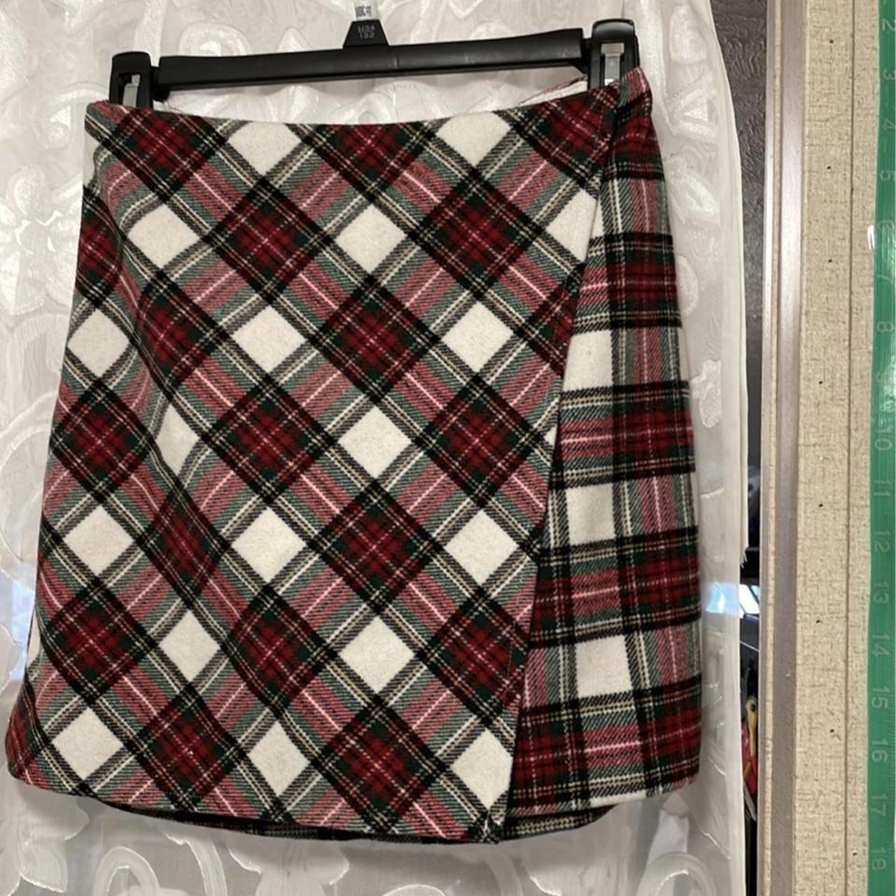 Plaid shop skirt hollister