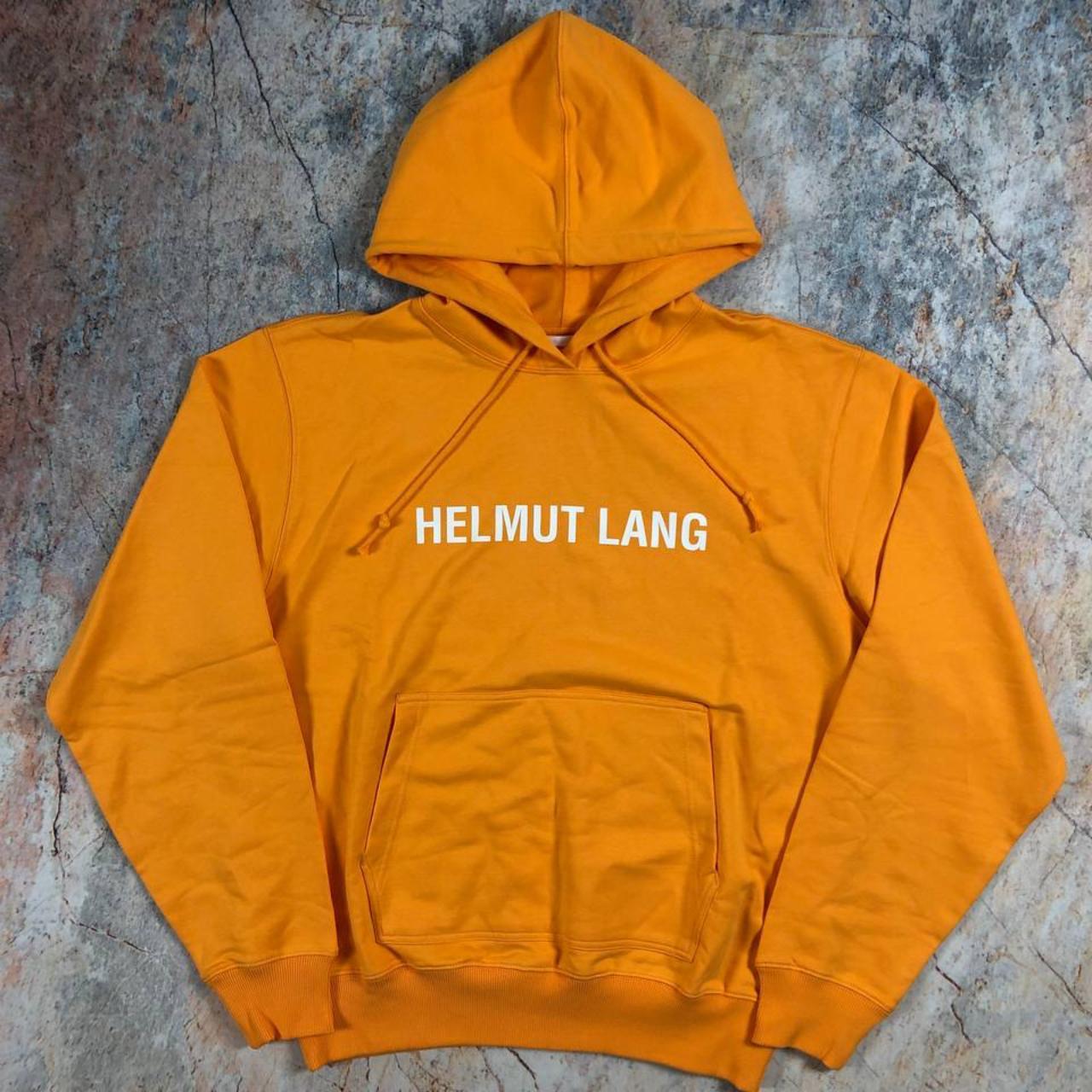 Helmut lang orange hoodie hotsell