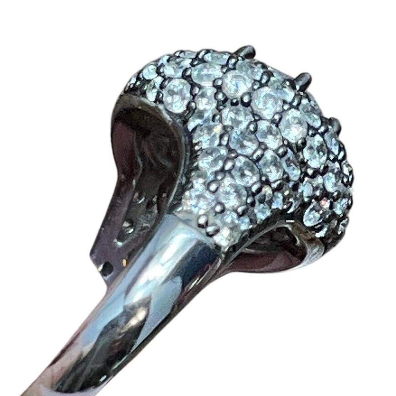 Preloved Women's Ring - Silver/White – Statement … - image 5