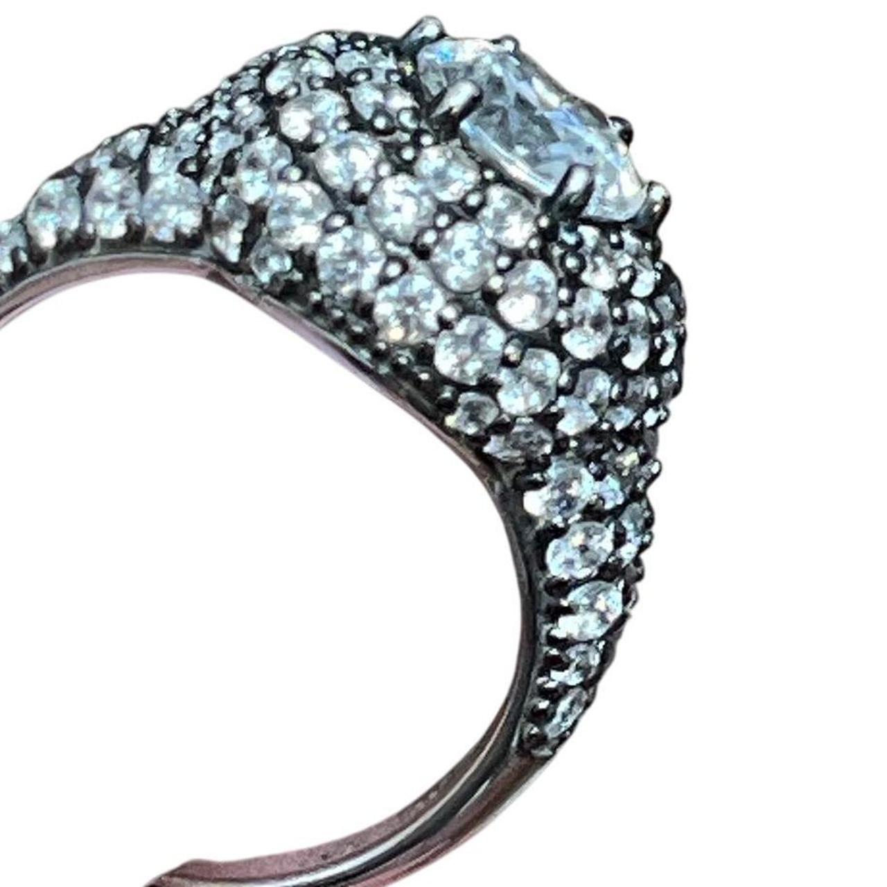 Preloved Women's Ring - Silver/White – Statement … - image 6