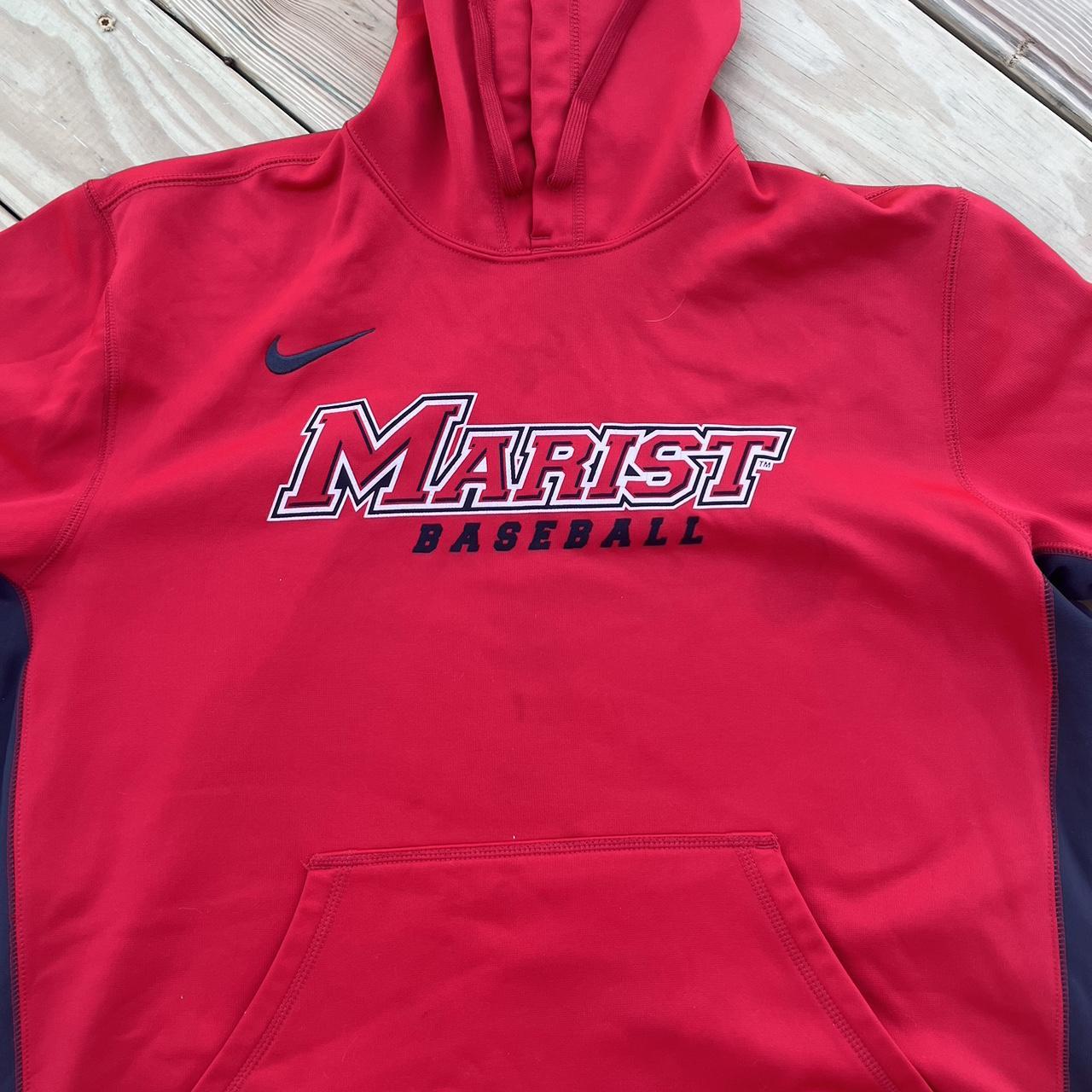 Nike Marist Baseball Hoodie ⚾️ 3 small spots on the... - Depop