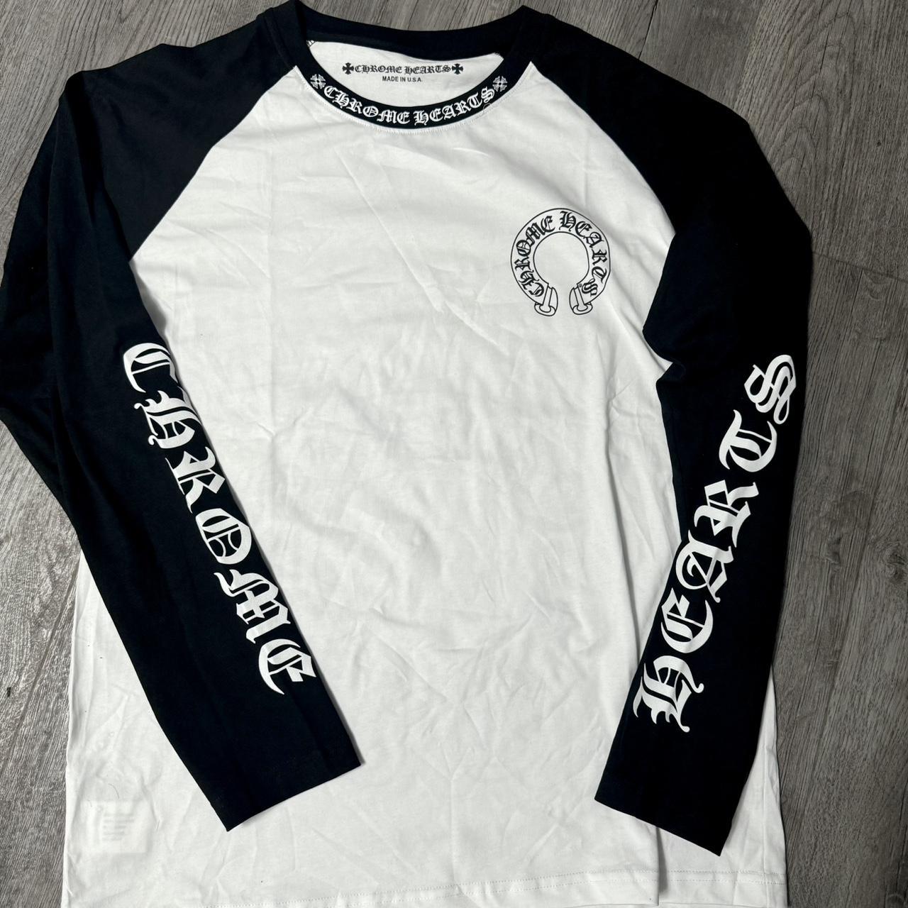 Chrome Hearts Long Sleeve Tee Shirt Horseshoe... - Depop