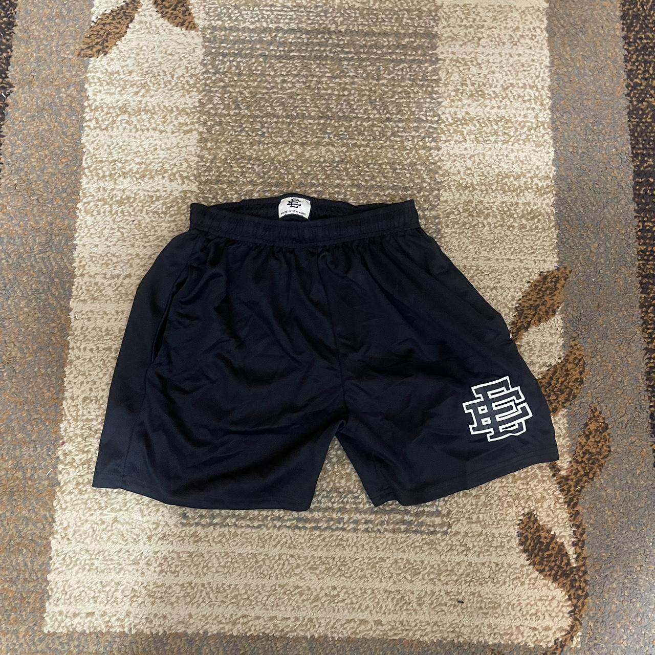 Black EE shorts Price is negotiable no low balls - Depop