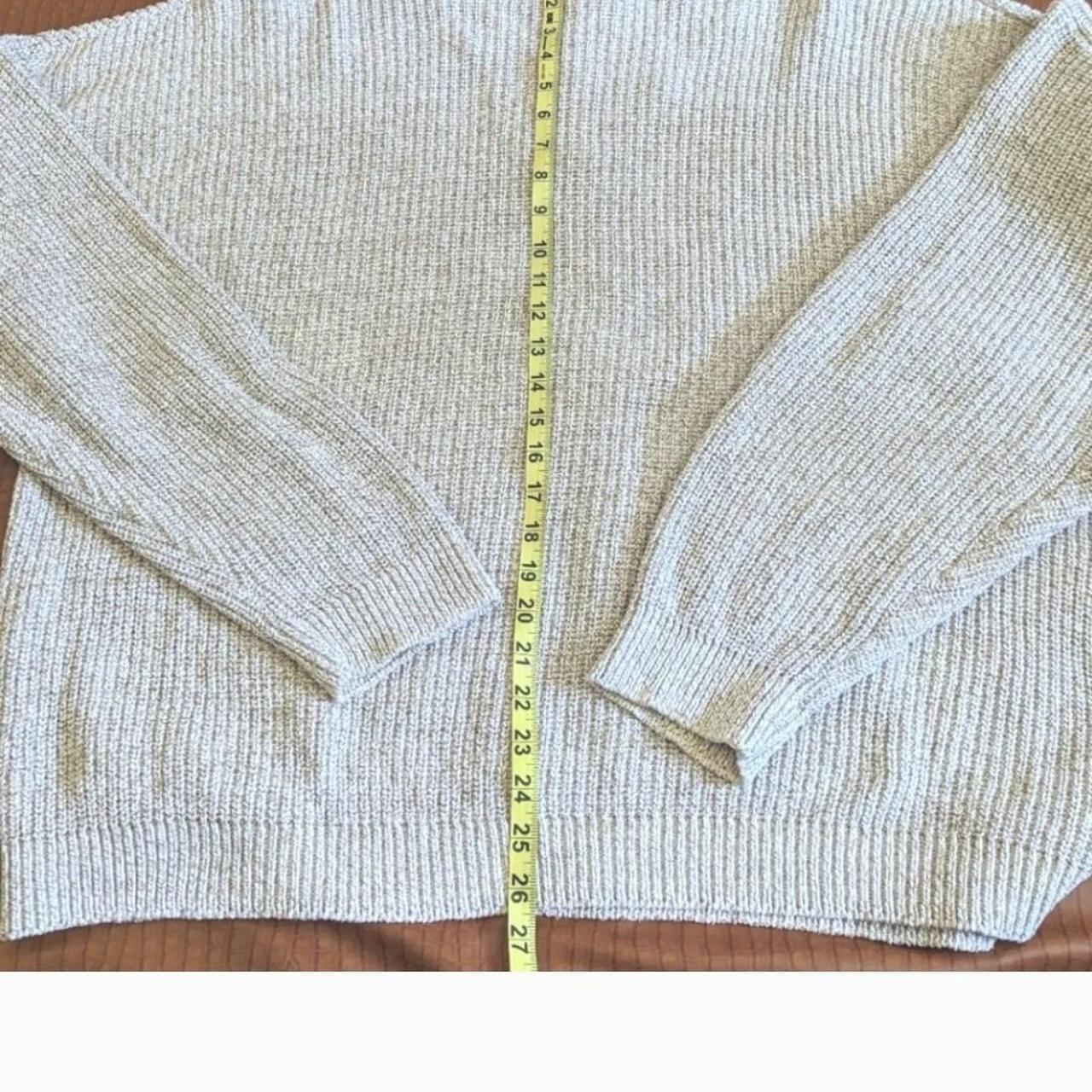 Eddie Bauer Henley Beige Cotton Pullover Sweater,... - Depop