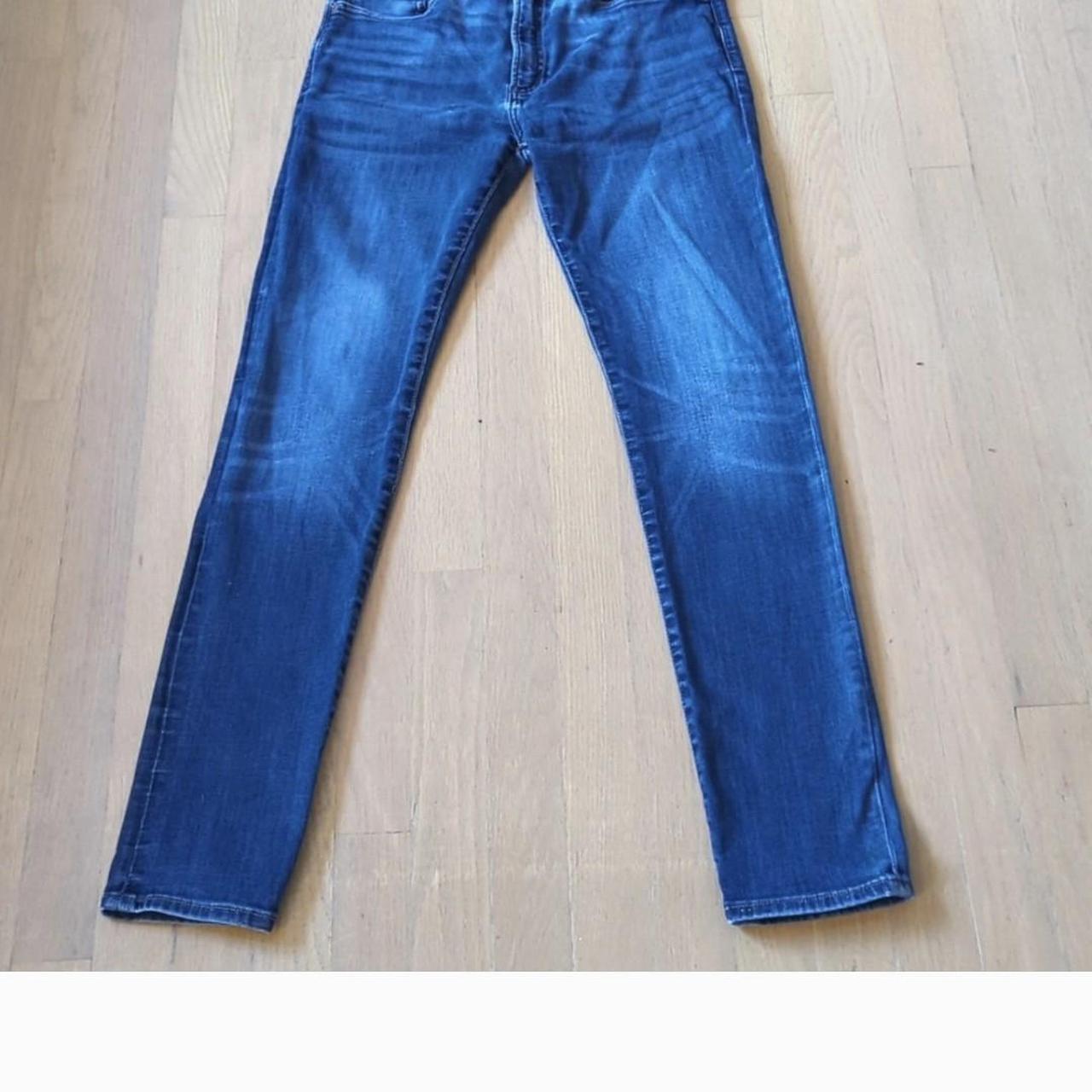 GAP Men's Dark Wash Super Skinny Jeans-SZ 31x32 - Depop