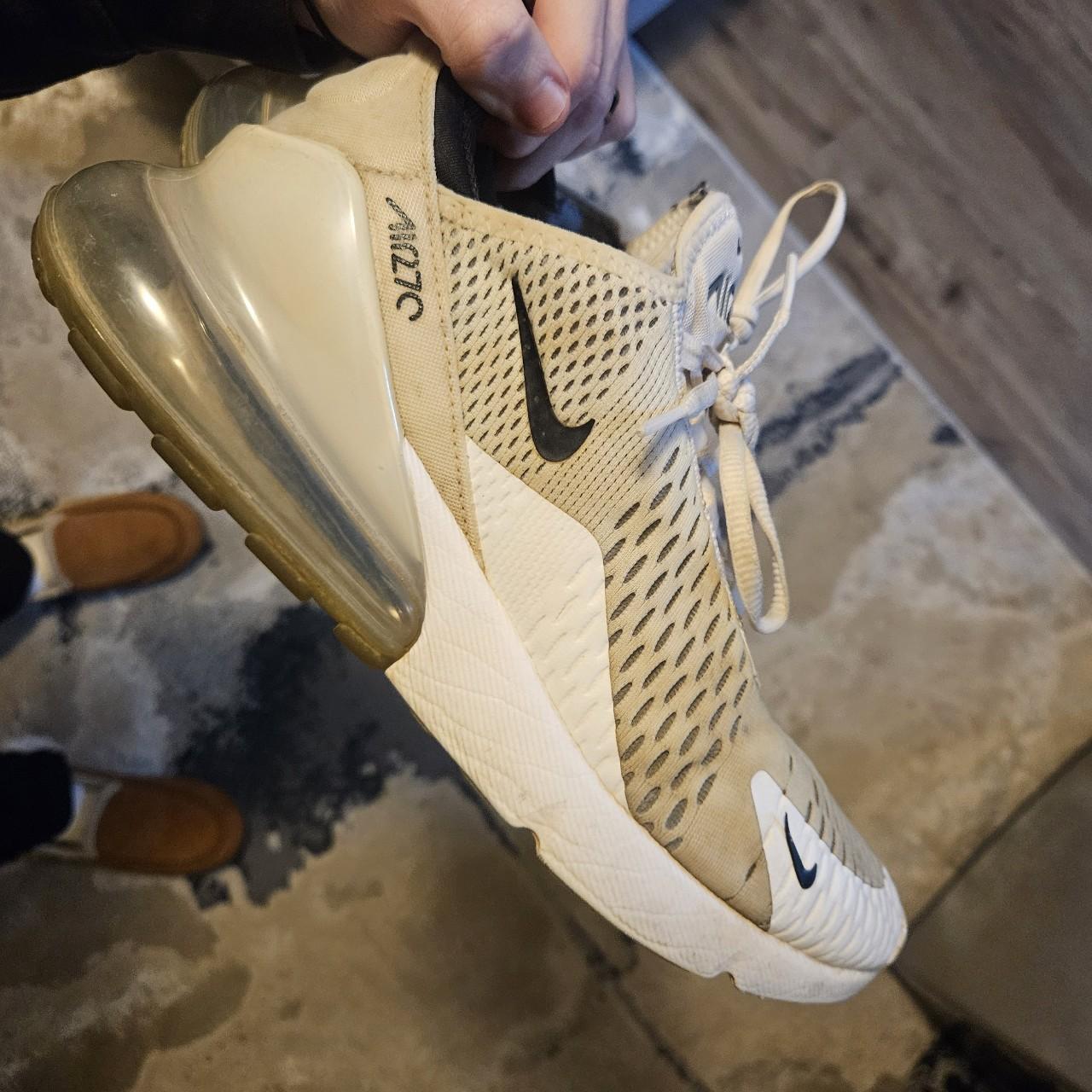mens white nike 270 trainers