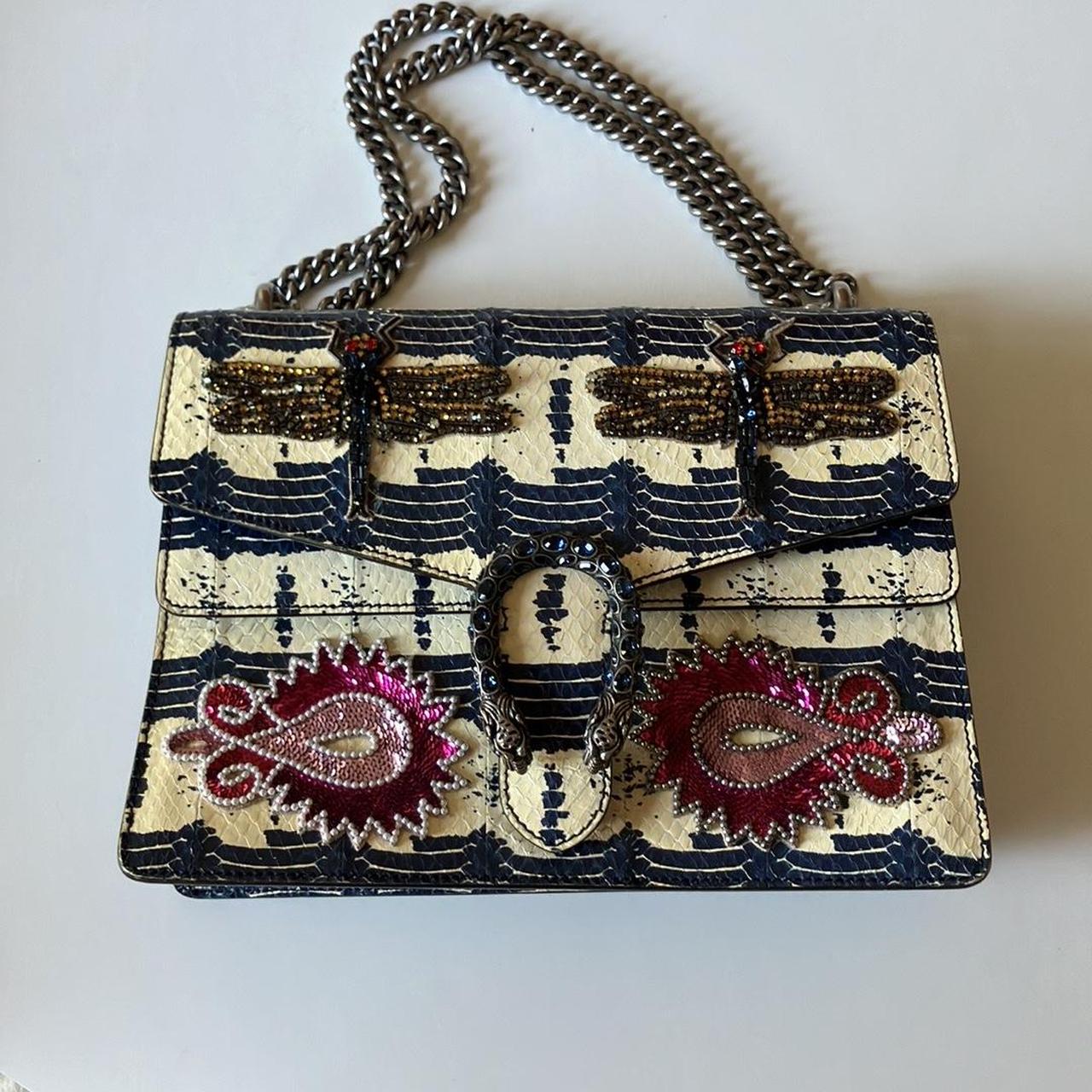 Snake print hot sale gucci bag