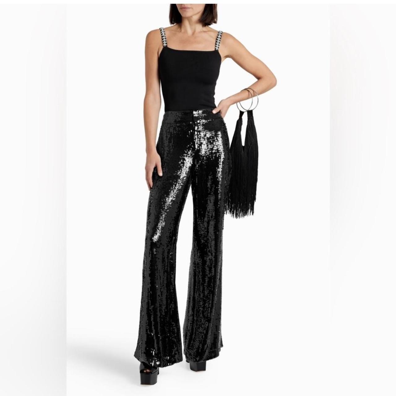 Alice and olivia sequin pants best sale