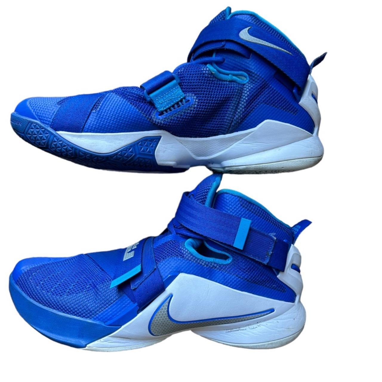 Blue orders lebron james shoes