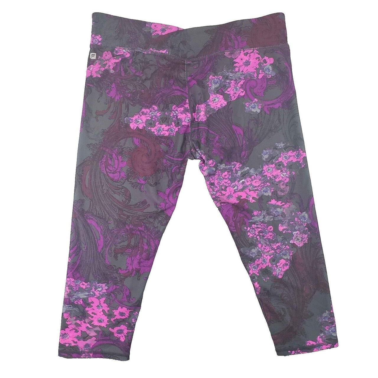 Fabletics Winn Printed PowerHold Capri Leggings. Depop