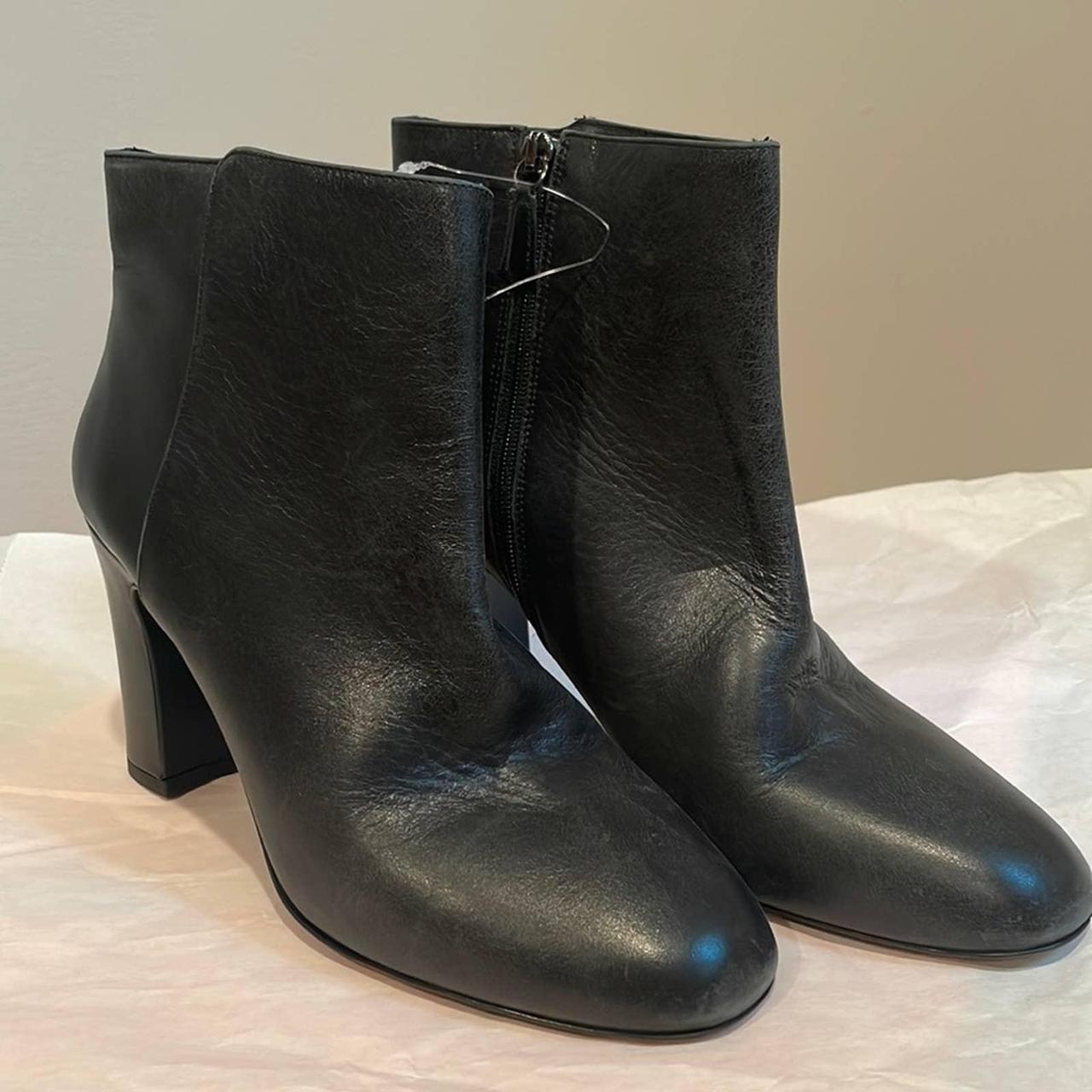 grigiarancio leather boots